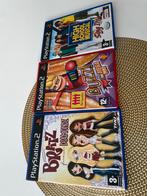 PS2 Spellen: Bratz, Buzz!, High School Musical, Puzzel en Educatief, Gebruikt, 1 speler, Eén computer