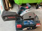 Bosch GKT 18v-52, Doe-het-zelf en Verbouw, Gereedschap | Zaagmachines, Ophalen, Cirkelzaag, Zo goed als nieuw, 30 tot 70 mm