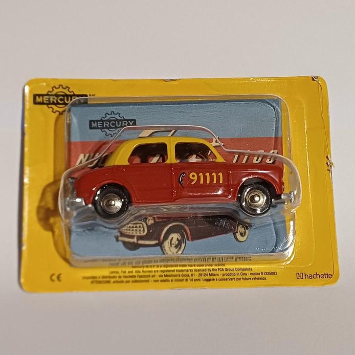 Mercury Nieuwe Fiat 1100 - Modelauto, Hobby en Vrije tijd, Modelauto's | 1:43, Ophalen of Verzenden