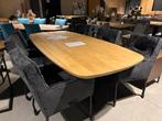 Deens ovaal eettafel 240x110 cm mangohout, 100 tot 150 cm, Ophalen of Verzenden, Ovaal, Nieuw
