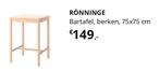 IKEA Rönninge statafel met 2 stuks barkruk Volfgang, Huis en Inrichting, Ophalen of Verzenden, Zo goed als nieuw