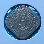 5 Cent / Vierkante Stuiver uit 1933 van Wilhelmina, Verzenden, Koningin Wilhelmina, 5 cent, Losse munt