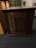 Houten kastje met deur, Ophalen of Verzenden