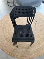 4 IKEA Sandsberg stoelen - Zo goed als nieuw!, Kunststof, Zwart, Ophalen of Verzenden, Zo goed als nieuw