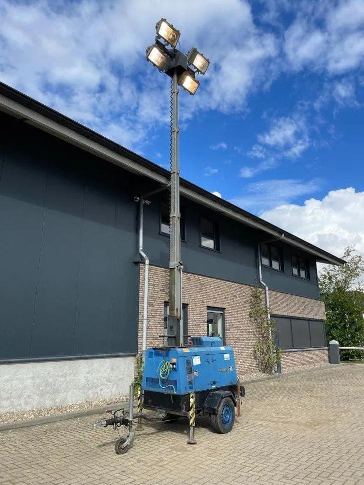 Kubota Superlight VT1 mobiele lichtmast-generator (bj 2012), Doe-het-zelf en Verbouw, Bouwverlichting, Gebruikt, Overige typen
