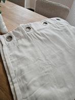 Mooie kant en klare gordijnen velvet creme, Huis en Inrichting, Stoffering | Gordijnen en Lamellen, Crème, 100 tot 150 cm, 200 cm of meer