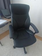 Professionele bureaustoel TAMDRUP - Zwart kunstleer, Zwart, Ophalen of Verzenden, Zo goed als nieuw, Bureaustoel