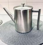 Nieuwe Bredemeijer matte theepot  Minuet RVS 1.2L, Ophalen of Verzenden, Nieuw