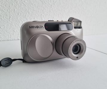 Minolta 70W Riva Zoom 35mm Point And Shoot Film Camera beschikbaar voor biedingen
