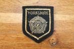 Britse blazerbadge Yorkshire, Verzamelen, Militaria | Tweede Wereldoorlog, Embleem of Badge, Ophalen of Verzenden, Engeland, Landmacht