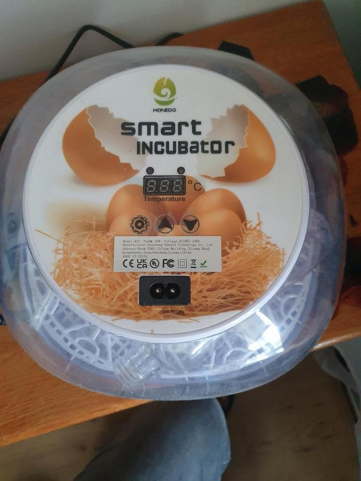 Broedmachine voor 12 kippeneieren, Dieren en Toebehoren, Overige Dieren-accessoires, Ophalen of Verzenden