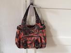 Retro Vintage design damestas van Oilily /  oranje / bruin., Ophalen of Verzenden, Zo goed als nieuw, Overige kleuren, Handtas