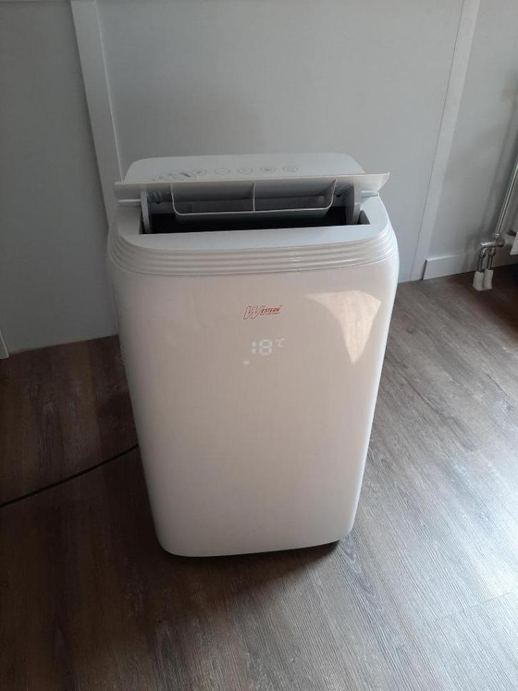 Mobiele airco (nieuwstaat), Witgoed en Apparatuur, Airco's, Zo goed als nieuw, Mobiele airco, Minder dan 60 m³, 3 snelheden of meer