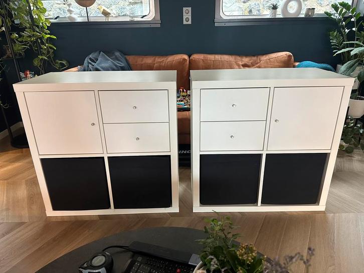 2 Ikea Kallax kasten, Huis en Inrichting, Woonaccessoires | Kamerschermen, Zo goed als nieuw, Ophalen