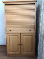 Blank eiken computerkast, Huis en Inrichting, Kasten | Computermeubels, Ophalen, 70 tot 120 cm, Zo goed als nieuw, 40 tot 80 cm