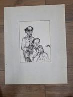 Zwarte pen tekeningen, Antiek en Kunst, Kunst | Tekeningen en Foto's, Ophalen
