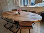 Mangohout eettafel, 240x121, zeer goede staat., Huis en Inrichting, Tafels | Eettafels, Ophalen, Gebruikt, 200 cm of meer, Vijf personen of meer