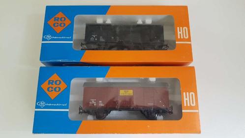 Roco 4310B / 4310C - Goederenwagons van de NS, Hobby en Vrije tijd, Modeltreinen | H0, Zo goed als nieuw, Wagon, Gelijkstroom