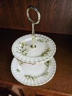 Royal Albert etagère maand Januari, koekjes schaal, Verzamelen, Porselein, Kristal en Bestek, Ophalen of Verzenden, Zo goed als nieuw