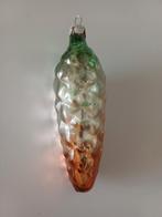 Oude kleurrijke kerstbal van glas 13 cm, Ophalen of Verzenden, Zo goed als nieuw