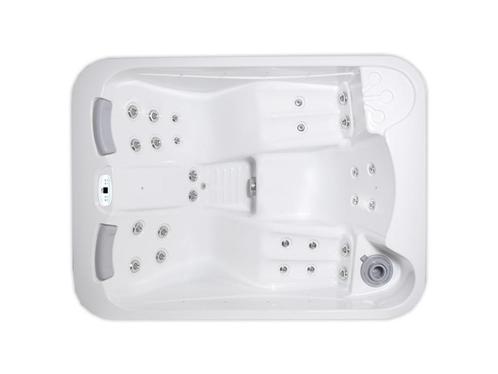 Jong gebruikte 2/3 persoons compacte spa Wellis ML Sun, Tuin en Terras, Bubbelbaden en Hottubs, Gebruikt, Vast, Afdekzeil, Filter