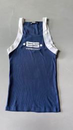 Nooit gedragen singlet / tank top ES colletction maat 32/34, Maat 52/54 (L), Blauw, Nieuw, Ophalen of Verzenden