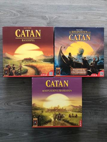 Kolonisten van Catan set - bestaande uit drie spellen beschikbaar voor biedingen