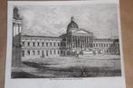 Antieke gravure - Universiteit van Londen - 1834 !!, Antiek en Kunst, Ophalen of Verzenden