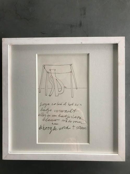 Klaas Gubbels, ontwerp tekening, Antiek en Kunst, Kunst | Overige Kunst, Ophalen of Verzenden