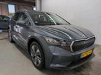 Skoda Enyaq Iv 80 82 kWh 204pk 90% SoH [ TREKHAAK+WARMTEPOMP, Auto's, Skoda, Automaat, Gebruikt, Zwart, 204 pk