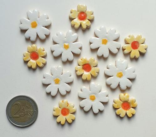 Mozaïek steentjes handgemaakte keramiek bloemetjes, H2, Hobby en Vrije tijd, Knutselen, Nieuw, Materiaal, Verzenden