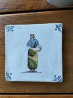 Oud Hollands Tegeltje met Voorstelling, Ophalen of Verzenden