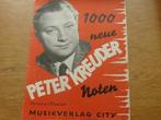 1000 NEUE PETER KREUDER NOTEN, Verzenden, Gebruikt, Zang