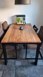 Eettafel 160 x  90, Huis en Inrichting, Tafels | Eettafels, Ophalen, Gebruikt, 50 tot 100 cm, 150 tot 200 cm