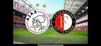 Kaart Ajax - Feyenoord vak 428 te koop, Tickets en Kaartjes, Eén persoon, September