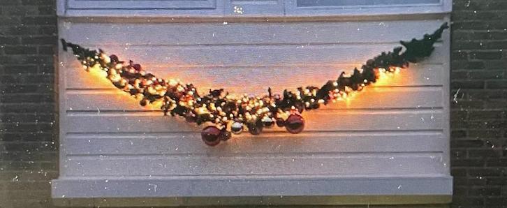 Kerstguirlande, Diversen, Kerst, Gebruikt, Ophalen of Verzenden