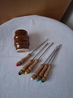 Vintage cocktailprikkers in tonnetje *eureka*, Antiek en Kunst, Ophalen of Verzenden