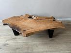 Boomstamvormige salontafel, Ophalen, Gebruikt, 100 tot 150 cm, 50 tot 100 cm