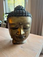 Bronzen Boeddha hoofd - 32cm hoog, Ophalen of Verzenden, Gebruikt