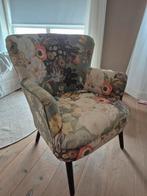 Bloemen fauteuiltje, Huis en Inrichting, Fauteuils, Ophalen, Gebruikt, Stof