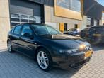 Seat Leon 1.8 20VT 132KW 2004 Zwart Topsport 180pk, Voorwielaandrijving, 65 €/maand, 4 cilinders, 1264 kg