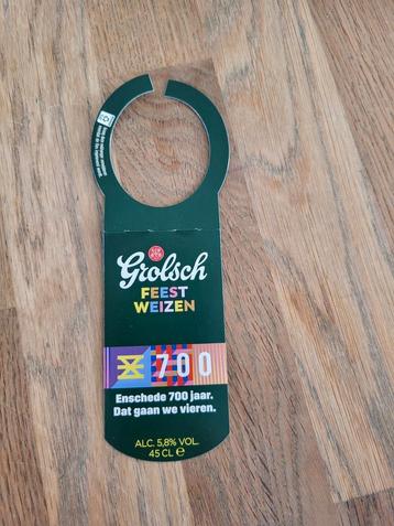 Grolsch Label 700 jaar Enschede  beschikbaar voor biedingen