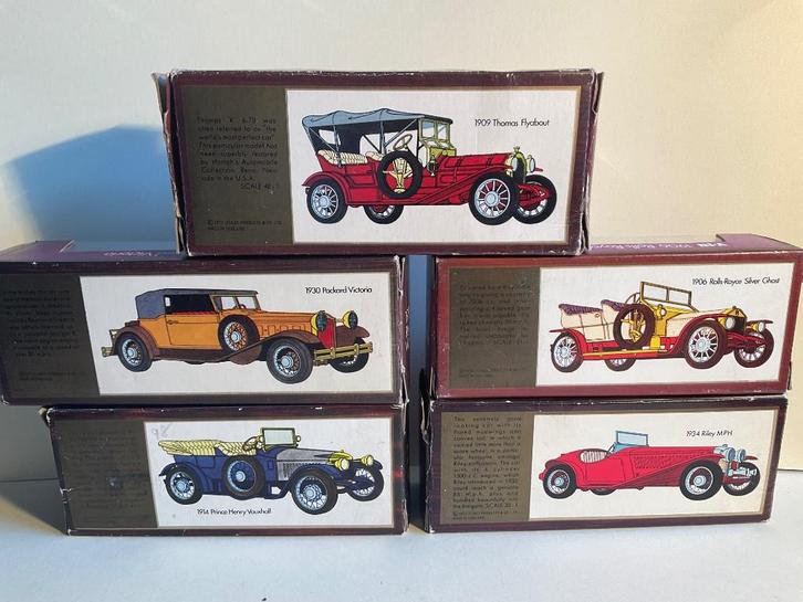 Matchbox Models of Yesteryear 5 verschillende modellen m/b, Hobby en Vrije tijd, Modelauto's | 1:43, Zo goed als nieuw, Auto, Matchbox