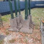 Betonpoeren gebruikt Voet 70x40 hoogte 70cm met 4x M20, Ophalen of Verzenden, Gebruikt, 250 mm of meer, Overige typen