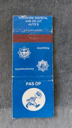 Lucifermapje, Gemeentepolitie/Rijkspolitie Pas op, Verzamelen, Verzenden, Gebruikt, Luciferdoosjes of -merken