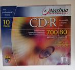 CD-R Nashua doosje 10 stuks, Computers en Software, Beschrijfbare discs, Nieuw, Cd, Ophalen of Verzenden, Nashua