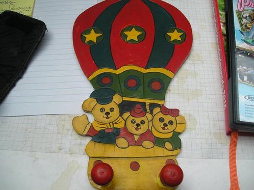 2 kinderkapstokjes met beren, Kinderen en Baby's, Kinderkamer | Inrichting en Decoratie, Zo goed als nieuw, Kapstokje, Ophalen of Verzenden