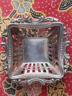 Mooi antiek silverplate schaaltje uit Engeland 8,2 cm., Ophalen of Verzenden