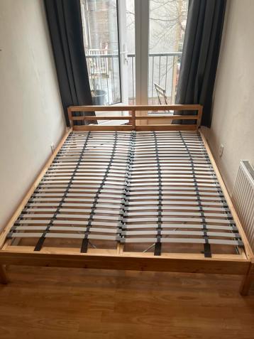 Vesteröy matras 160 x 200 IKEA met lattenbodem en bedframe - afbeelding 4