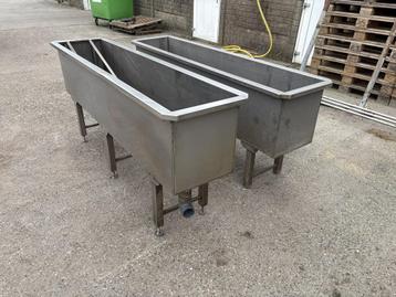 RVS Bakken 2 x 0.4 x 0.46 mtr beschikbaar voor biedingen
